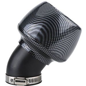 motorfiets luchtfilter, universele motorfiets luchtfilter koolstofvezel luchtreiniger 42mm luchtfilter voor motorfiets scooter ATV crossmotor (42 mm) Wijzigingen aan het uitlaatsysteem