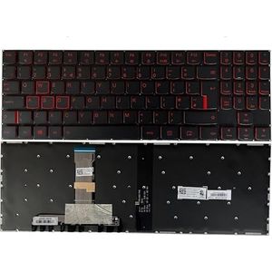 Voor Lenovo Legion Y540-15IRH Y540-17IRH Y545-PG0 Y530-15ICH Y7000P-1060 Russisch/VS/VK/Spaans/Latijns/Duits laptoptoetsenbord(UK Red backlit)
