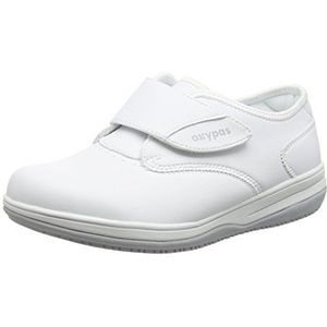 Oxypas Medilogic Emily Slipbestendig, Antistatische Nursing Schoenen, Wit (Wht), 7 UK (41 EU)