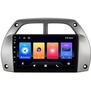 Android 14 2 Din Autoradio Stereo Voor Toyota RAV4 2001-2006 9 Inch Touchscreen Autoradio Auto-accessoires Multimedia Videospeler Ondersteuning Wifi FM Bluetooth Stuurbediening(H 4Core 1+32G)