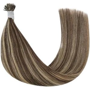 50/100 Strengen Nano Bead Haarextensies Menselijk Haar Cold Fusion Nano Tip Haar Nano Link Extensies Nano Loop Haar Vooraf Gebonden Gemakkelijk Te Gebruiken(50 Strands,22INCHES_P4-27)
