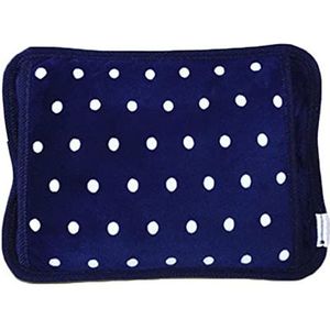 DieffematicRSD Warmwaterkruik Warmwaterzak Elektrische Winter Handwarmer Warmwaterkruik Hand Po Geplaatst Opladen Elektrische Warmwaterzak Plug Handwarmer (Color : Dot deep blue)