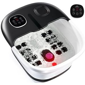 Medical king Foot Spa met warmte en massage en stralen bevat een afstandsbediening Een Puimsteen Opvouwbare Massager met bubbels en trillingen