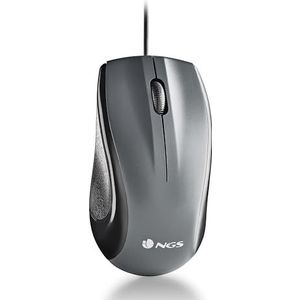 NGS MUSK - Laser Muis - USB-aansluiting - 1200 DPI - Ambidextrisch Ergonomisch Ontwerp