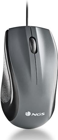 NGS MUSK - Laser Muis - USB-aansluiting - 1200 DPI - Ambidextrisch Ergonomisch Ontwerp