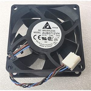 Original Delta AUB0712VH 12V 0.56A 7CM 7025 4-wire PWM temperature control cooling fan
