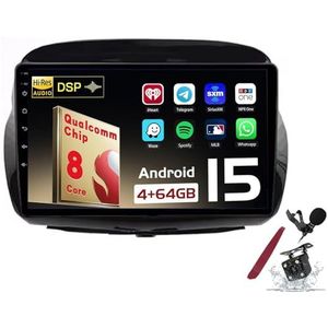 Android 15 Autoradio Sat Navi voor H-onda Edix FRV (2004-2009) 9 Inch Touchscreen Multimedia Speler met Draadloze Carplay GPS Navigatie FM RDS Bluetooth 5G-WiFi SWC DSP,M150s
