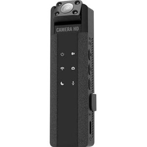 Actiecamera, L16 2K HD Mini-lichaamscamera Draagbare nachtzicht WiFi-recorder Video-opname met één klik Sport DV DVR