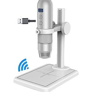 Handheld digitale microscoop accessoires USB digitale elektronische microscoop 8 LED-verlichting 12MP 1080P 7 inch scherm LCD-scherm 10X-1200X Microscoop accessoires (kleur: MS4)