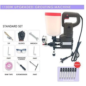 Epoxy Injectie Pomp Epoxy/Polyurethaan Schuim Grouting Machine Stalen Slang Beton Reparatie Crack 999 810/910/1300W Elektrisch, tuin- en handgereedschap(1300W)