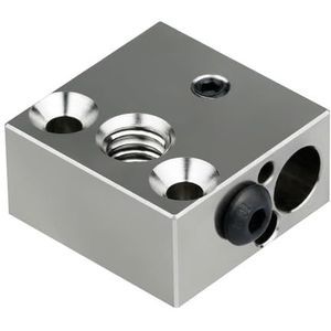 Verwarmingsblok CR-10 hittebestendig koper gecoat voor Creality All Metal Hotend 3D Printer MK8 extruder, Ender 3s, V2, Ender 3 Pro, Ender 5 Pro, CR10, S4, S5, Koper