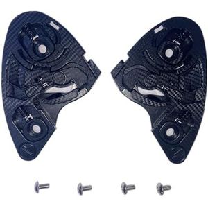 Motorhelm vizier lens, Helmvizier, RF-1200 Gezichtsscherm Vervanging X14 UV Beschermend Krasbestendig Helmvizier for X14 RF-1200 CWR-1 Z7 X-Spirit (Blauw)(Visor Base)