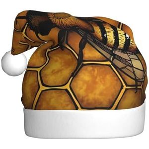 MYGANN Bee Honeybee Unisex Kerst Hoed Voor Thema Party Kerst Nieuwjaar Decoratie Kostuum Accessoire