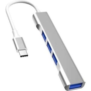 USB Hub 4 in 1 USB C Hub USB C naar 3xUSB2.0+1xUSB3.0 Hub Adapter voor PC