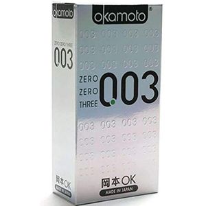 Okamoto 003 Platinum condooms (Made in Japan) 10s
