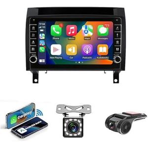 Android 14 Auto Stereo MP5 Player 9'' Screen Autoradio Voor Mercedes Benz SLK-Class R171 2004-2011 Car-play Android Auto GPS-navigatie Bluetooth RDS FM AM DAB+ Radio Stuurbediening Voice Control(NF-4