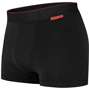 Undiemeister® Zwarte Boxershorts Trunks Heren - Volcano Ash - Maat XL - Premium Heren Ondergoed - Zijdezacht - Luxe Afwerking - Perfect Pasvorm