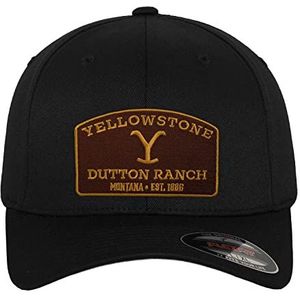 Yellowstone Officieel gelicenseerd Yellowstone Flexfit Cap (Zwart), Groot/X-Large