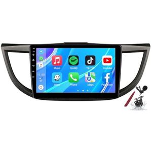 Android 14 Autoradio Stereo voor H-onda CRV (2012-2016) 9 Inch Touchscreen Multimedia Speler met Draadloze Carplay 2 Din GPS Sat Navigatie FM RDS Bluetooth 5G-WiFi SWC DSP,M100s