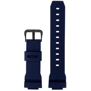 1x Für Casio G-SHOCK GA-100 G8900 Ersatz Uhrenarmband PU Gürtel Schwarz