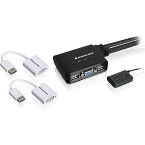 IOGEAR 2-poorts VGA- en DisplayPort KVM-switchkit GCS22DPKIT