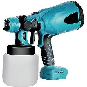 800 ml draadloos elektrisch verfspuistool Huishoudelijke desinfectie Sterilisatie Draagbare spuit for 18 V batterij,Precisiecontrole(Blue One Battery)