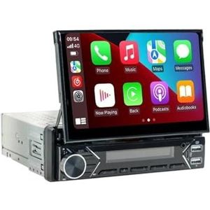 7"" Intrekbaar scherm MP5-speler Autoradio Android Auto Carplay Universele GPS-navigatie Auto-multimedia Intelligent systeem(SD1 no CP AA)