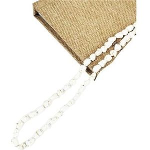 Boheemse sieraden lange multi-facet glanzende kristallen geknoopte ketting kettingen for dames (Style : 80cm_White stone)