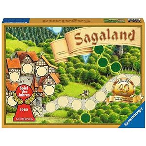 Ravensburger 27040 - Sagaland 40 jaar jubileumeditie - bordspel voor kinderen en volwassenen, 2-6 spelers, klassieker vanaf 6 jaar, spel van het jaar, de beste familiespellen,Geel