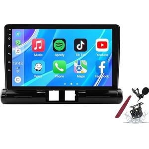 Android 14 Autoradio Stereo voor C-itroen C3/C4 Aircross (2017-2023) 9-inch Touchscreen Multimedia Speler met Draadloze Carplay GPS Navigatie FM RDS Bluetooth 5G-WiFi SWC DSP,M400s