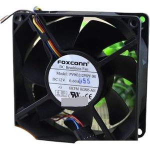 Voor Foxconn 9032 12V 0.60A PV903212PSPF0A PWM-behuizingskoelventilatorefficiëntie voor pc's, servers en industriële apparatuurkoeling