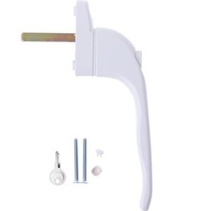 raamgrepen, Witte universele raamkruk met sleutel for dubbel