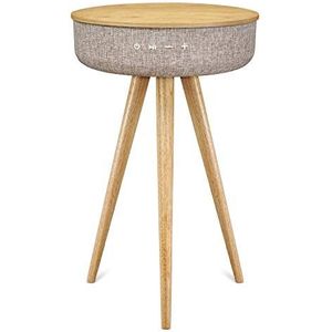 Victrola Tavolino In Legno (Grigio) Con Altoparlante Bluetooth,Usb,Wireless