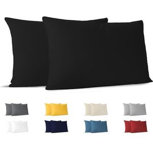 Kussenslopen - Wit - Katoen - Set van 2