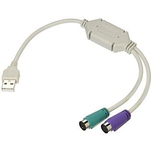 USB-muisadapter, Japans toetsenbord/Engels voor USB-PS2-conversieexpert en PS/2 toetsenbordaansluiting (Japanse import)