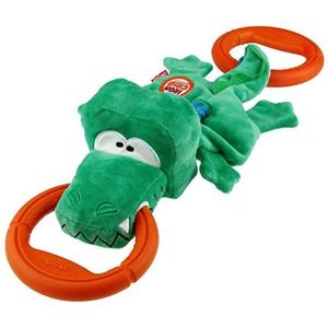 GiGwi Iron Grip Krokodil Pluche sleepboot hond speelgoed met TPR handvat Tug-of-War interactief spelen