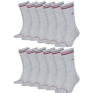 Tommy Hilfiger 12 paar heren ICONIC sokken mt. 39-49 tennissokken, 085 - Tommy Original, 13/15 EU