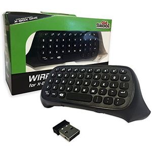Old Skool Xbox One Chatpad - draadloos mini-toetsenbord met 3,5 m hoofdtelefoonaansluiting 2,4 G Messenger Pad Textpad voor Microsoft Xbox One Controller zwart