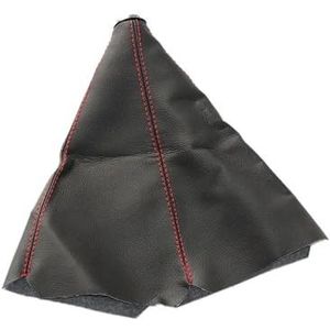 PU Lederen AT MT Versnellingspookhoes Voor Volvo Voor S60 V70 Voor XC90 Auto-interieuraccessoires Versnellingspookknop(Rood)