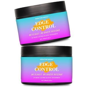 1 stks Geen Wit Residue, Glans, Haar Gel voor Vrouwen Edge Control Gel Edge Control Wax voor Zwarte Vrouwen Sterke Hold Niet-Vette Edge Control Gel voor Afro Haar Geen Afschilfering