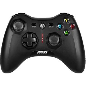 MSI Force GC30V2 draadloze gamingcontroller, dubbele trillingsmotoren, dubbele verbindingsmodi, verwisselbare D-pads, compatibel met pc en Android