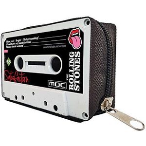 Mancha de Creación - Portemonnee voor cassette, portemonnee, kaartvak, bruine ritssluiting, origineel design, retro, vintage, voor dames en heren