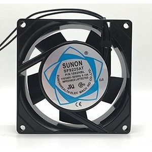 For SF9225AT 9025 AC110V Cabinet Fan - 2350/2700 RPM, 25/32 CFM, Ball Bearing Design High-Performance Axial Fan LMNCBVYA