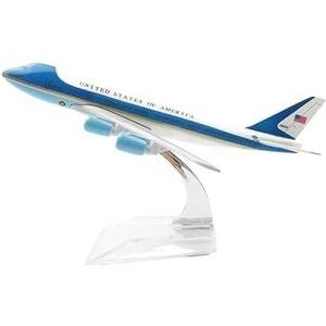 For:Gegoten Vliegtuigen Schaalmodel Van 1:400 Voor: US Air Force One Boeing 747 Gegoten Aluminium Vliegtuigmodel Cadeaus Voor Familie En Vrienden