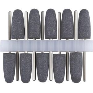 Silicon draaiende spijkers Siliconen frees nagelboor bit verpakking van 10 3/32 inch(J 10pcs)