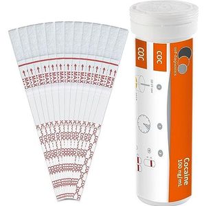 self-diagnostics drugs sneltest cocaïne (COC) - coke - crack - cut-off: 100 ng/ml - 25 teststrips - drugs detectie - diptest - urinetest - cocaïnetest - 5 min urine drugstest