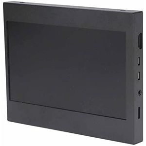 HD PC Extension Display, 1024x600 Resolutie Geen Nabeeld Uniforme Responssnelheid 7 Inch Display Monitor 60-75 Refresh Rate voor Elektronische Apparatuur (HD-IPS)