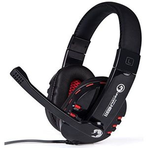 Marvo H8311 stereo gaming hoofdtelefoon met microfoon zwart/rood