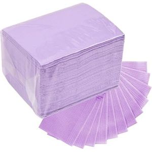 Nagelsalon papieren handdoeken, 50 tafelhanddoeken, waterabsorberende papieren handdoeken voor nageltechnici met 3-laags ontwerp en gladde afwerking, manicure-handdoekmatten voor beginners en