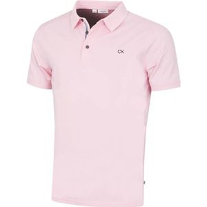 Calvin Klein Campus 3 poloshirt voor heren, golfshirt, met knoopjes, geribbelde kraag, L